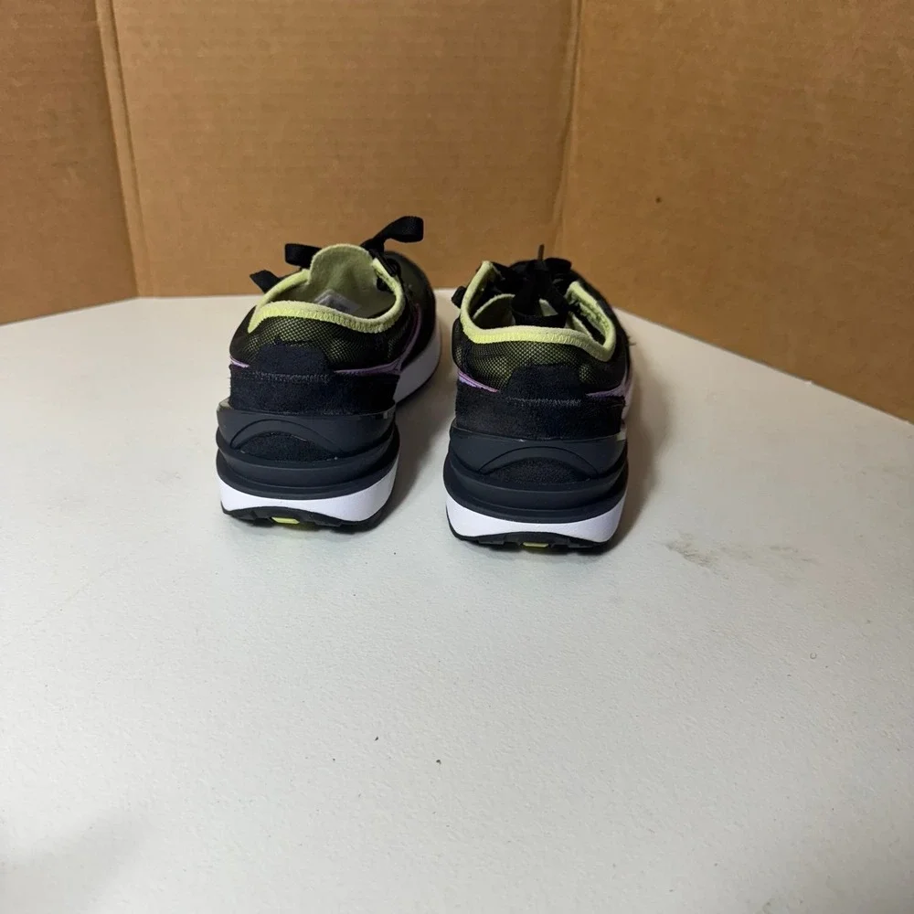 Nike Waffle One‎ shoes 'Light Lemon Twist Lilac' DC0481-002 boys 6.5Y Sneakers